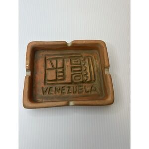 Vintage Venezuela Terracotta Ceramic‎ Ashtray Artesania Venezolana